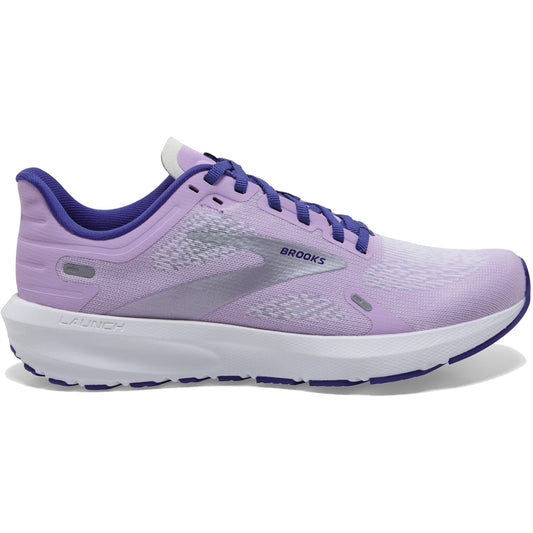 Women's Brooks Launch 9, Lilac/Cobalt/Silver, 7 B Medium