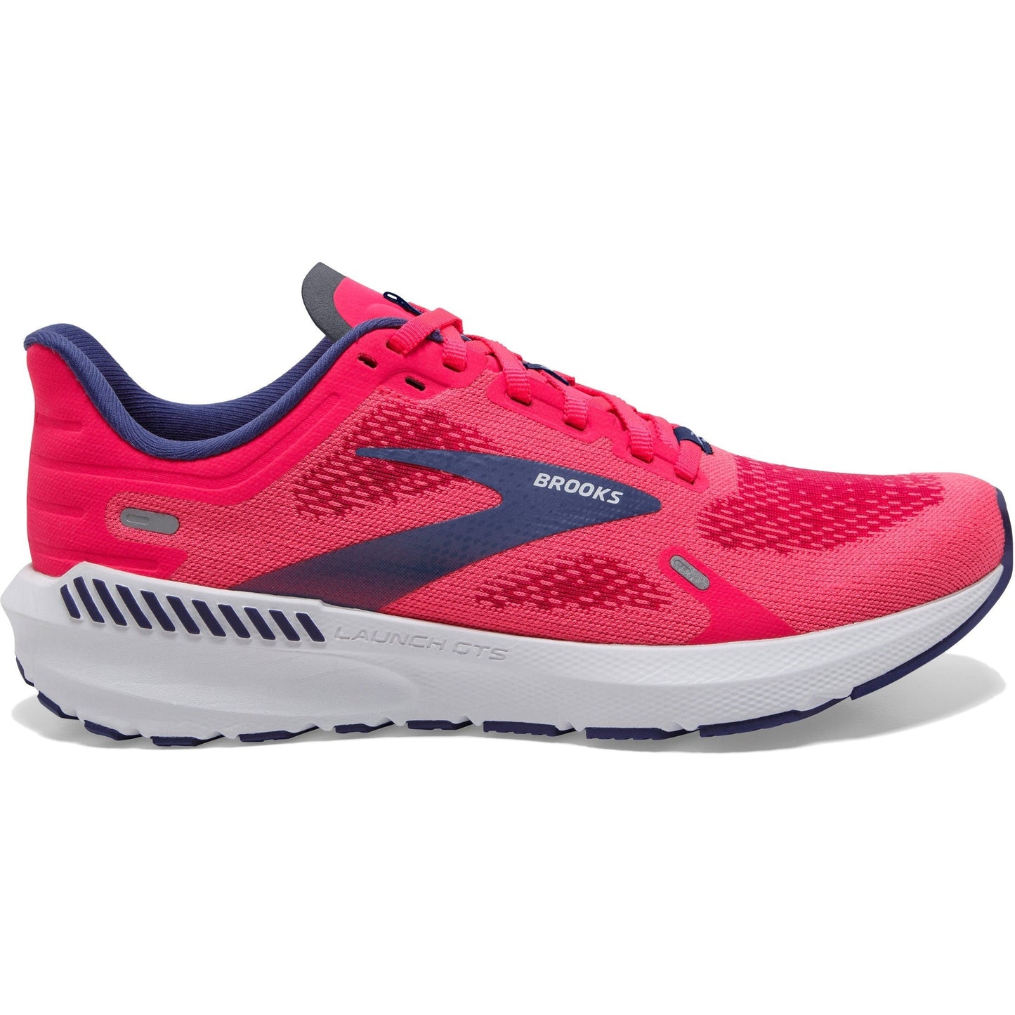 Women's Brooks Launch GTS 9, Pink/Fuchsia/Cobalt, 7 B Medium